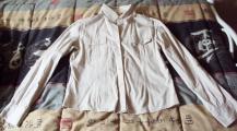 chemise beige taille L (40)