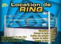 location rings : catch - boxe  - tournage - shooting photos