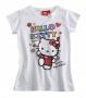 t-shirt sanrio hello kitty manche courte blanc,rose,bleu 