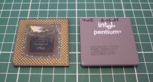 Vends : deux processeurs Intel pentium fv80503166 166 mmx